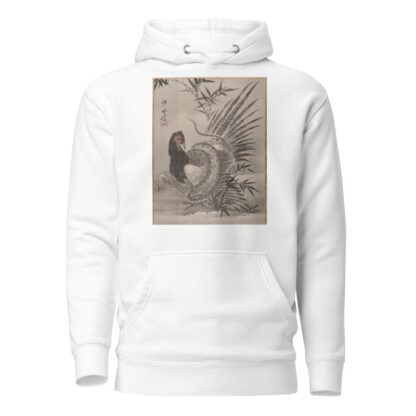 Pheasant Caught by a Snake by Kawanabe Kyōsai Hoodie