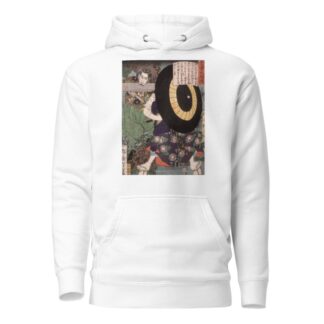 Nikki Bennosuke with Umbrella by Tsukioka Yoshitoshi Hoodie