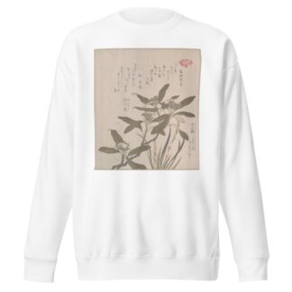 Daphne odora and Mojisuri-so by Kubo Shunman Sweatshirt