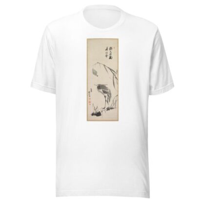 Egret and Reeds by Yang Ki-hun T-Shirt