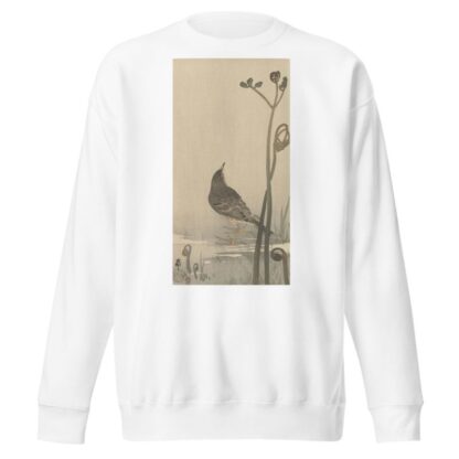 Water squeaker by Ohara Koson Sweatshirt