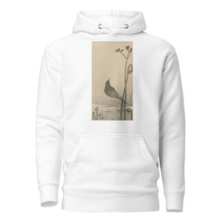 Water squeaker by Ohara Koson Hoodie