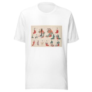 An illustration of women’s costumes by Shigeo Inobe (Editor) T-Shirt
