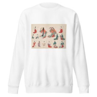 An illustration of women’s costumes by Shigeo Inobe (Editor) Sweatshirt