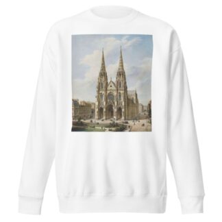 Église Sainte-Clotilde à Paris by Max Berthelin Sweatshirt