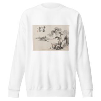 Album of Paintings by Haizan Pl.02 by Yoshitsugu Haizan Sweatshirt