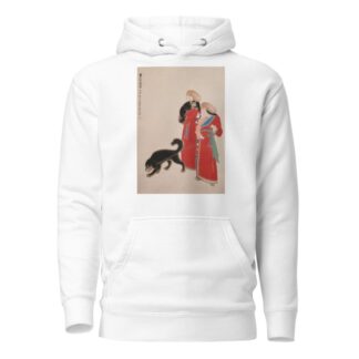 Tibétaines au dogue by Daqian Zhang Hoodie