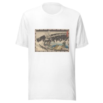 Marching over Bridge by Andō Hiroshige T-Shirt