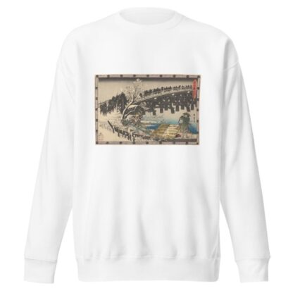 Marching over Bridge by Andō Hiroshige Sweatshirt
