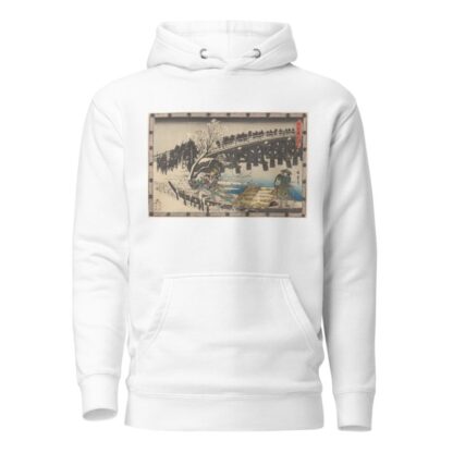 Marching over Bridge by Andō Hiroshige Hoodie