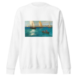 The Gulf of Trieste by Pietro Fragiacomo Sweatshirt