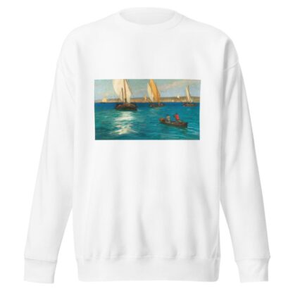 The Gulf of Trieste by Pietro Fragiacomo Sweatshirt