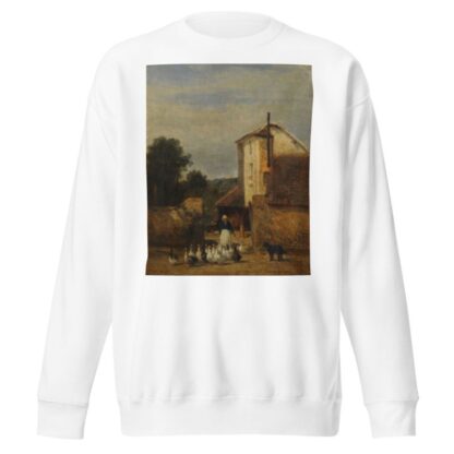 La gardeuse d’oies by Constant Troyon Sweatshirt