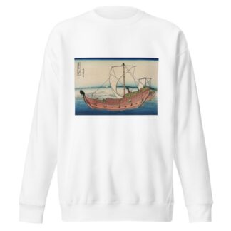 Kazusa no kairo by Katsushika Hokusai Sweatshirt