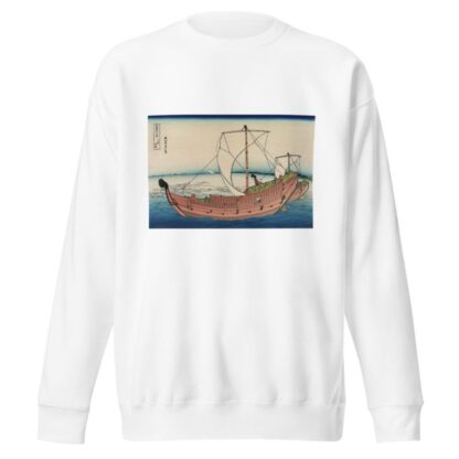 Kazusa no kairo by Katsushika Hokusai Sweatshirt
