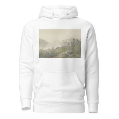 Gezicht vanuit het park van Bellagio, aan het Comomeer by Karoly Lajos Libay Hoodie