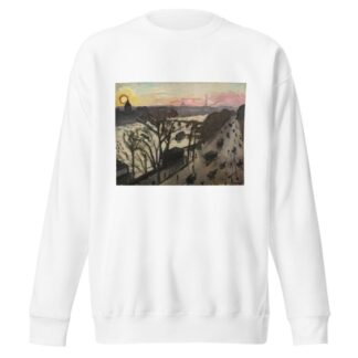 Paris, quai du Louvre, soleil d’hiver by Albert Marquet Sweatshirt
