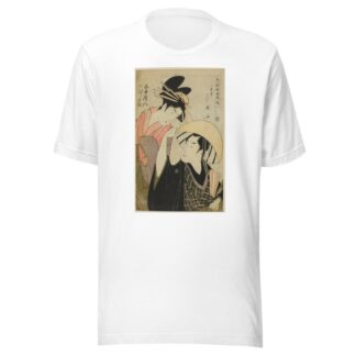 Shirai Gonpachi and Komurasaki, from the series ‘Beauties in Joruri Roles by Ichirakutei Eisui T-Shirt