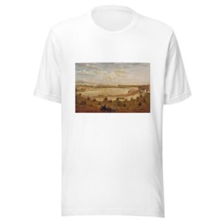 View of the New Brunswick Railroad Bridge by John Jesse Barker T-Shirt