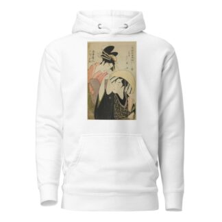 Shirai Gonpachi and Komurasaki, from the series ‘Beauties in Joruri Roles by Ichirakutei Eisui Hoodie