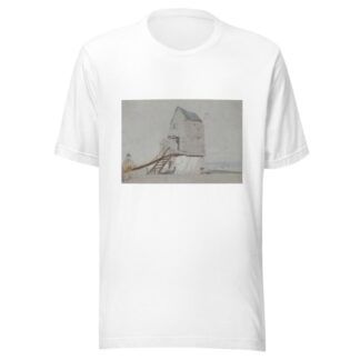 A Figure Beside A Windmill by George Bryant Campion T-Shirt