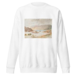 The Falls of the Kawarau, Wakatipu Lake by Nicholas Chevalier Sweatshirt