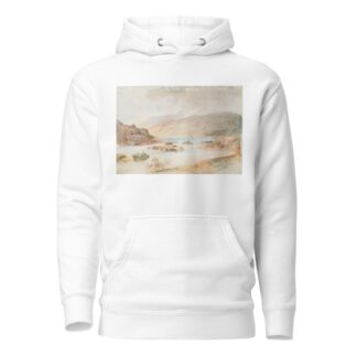 The Falls of the Kawarau, Wakatipu Lake by Nicholas Chevalier Hoodie