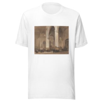 Gezicht in de St.-Laurenskerk te Rotterdam by Johannes Bosboom T-Shirt
