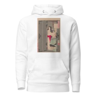 Akazome Emon viewing the Moon from her palace chambers by Tsukioka Yoshitoshi Hoodie
