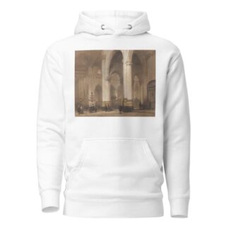 Gezicht in de St.-Laurenskerk te Rotterdam by Johannes Bosboom Hoodie