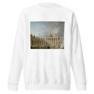 L’Ecole de chirurgie en construction by Hubert Robert Sweatshirt