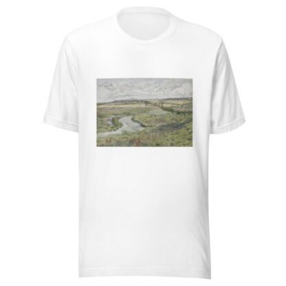 Landscape with stream by Mark Fisher T-Shirt