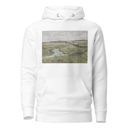 Landscape with stream by Mark Fisher Hoodie