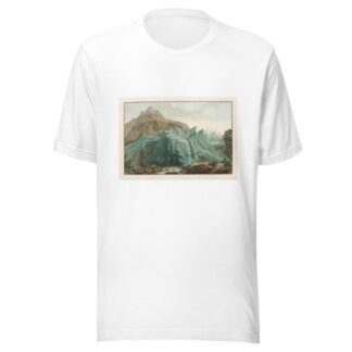 La Lutschinen sortant du Glacier inférieur du Grindelwald by Caspar Wolf T-Shirt