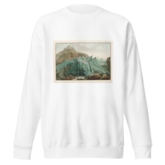 La Lutschinen sortant du Glacier inférieur du Grindelwald by Caspar Wolf Sweatshirt
