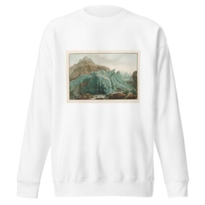 La Lutschinen sortant du Glacier inférieur du Grindelwald by Caspar Wolf Sweatshirt