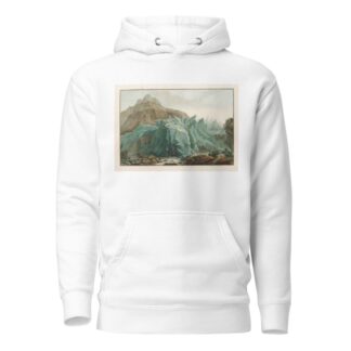 La Lutschinen sortant du Glacier inférieur du Grindelwald by Caspar Wolf Hoodie