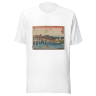 Tokaido gojusantsugi, Pl.39 by Andō Hiroshige T-Shirt