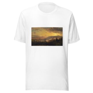 Sunset after a Storm in the Catskill Mountains by Jasper Francis Cropsey T-Shirt