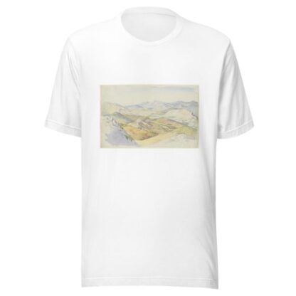 The Sabine Hills and Rocca Santo Stefano Seen from Civitella by Ludwig Deurer T-Shirt