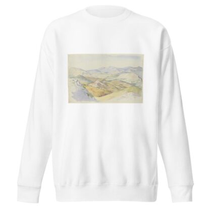The Sabine Hills and Rocca Santo Stefano Seen from Civitella by Ludwig Deurer Sweatshirt