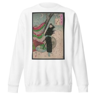 Shinobugaoka no tsuki by Tsukioka Yoshitoshi Sweatshirt