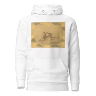Monkey on a deer by Kanō Tsunenobu Hoodie