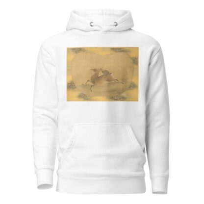 Monkey on a deer by Kanō Tsunenobu Hoodie