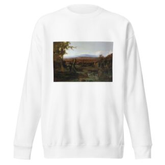 Landscape with Shepherd by Robert S. Duncanson Sweatshirt