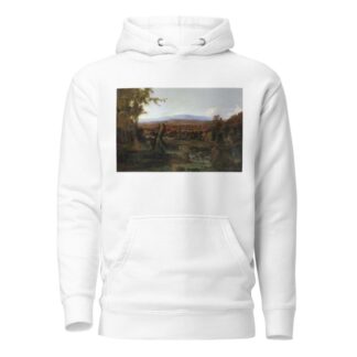 Landscape with Shepherd by Robert S. Duncanson Hoodie
