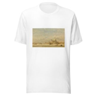 Venice, a view of the Basilica of Santa Maria della Salute by David Roberts T-Shirt