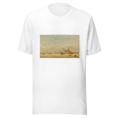 Venice, a view of the Basilica of Santa Maria della Salute by David Roberts T-Shirt