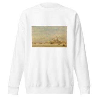 Venice, a view of the Basilica of Santa Maria della Salute by David Roberts Sweatshirt