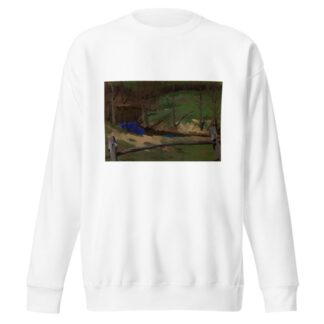Landscape study in Bohdanów by Ferdynand Ruszczyc Sweatshirt